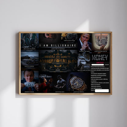 Money Vision Board PRO - (UNFRAMED)