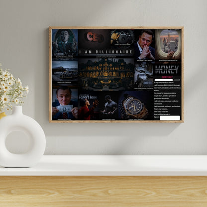 Money Vision Board PRO - (UNFRAMED)