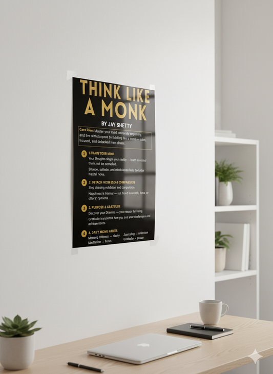 Think Like a Monk - Summery Poster
