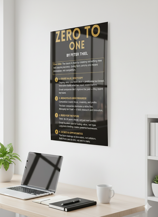 Zero To One - Summery Poster